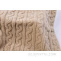 Weiches Handgefühl Polyester Jacquard Sherpa Fleece Fabric